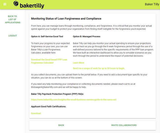 Baker Tilly&rsquo;s portal for accessing financial relief under the CARES Act