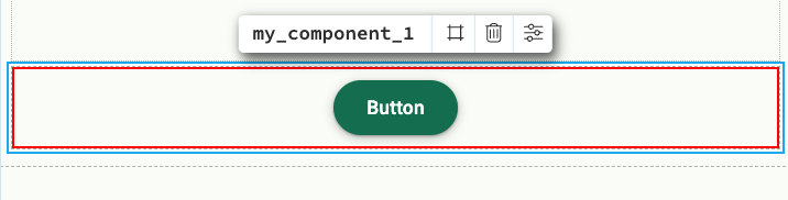 A custom component that has an error in its constructor